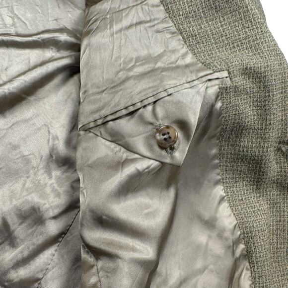 Blazer Men's 42R Wool Bill Blass Tweed Vintage Brown/Tan Sport Coat Jacket - Picture 11 of 13